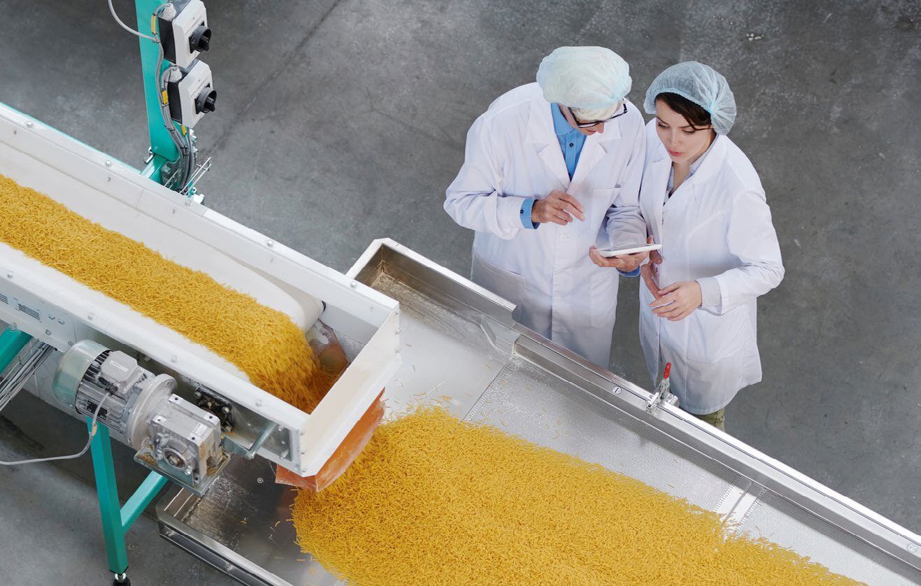 food manufacturing line factory