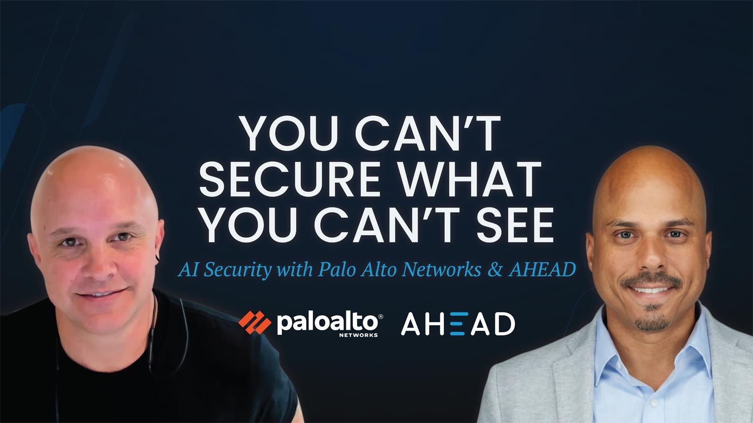 two people on a background with "you can't see what you can't see" in the background